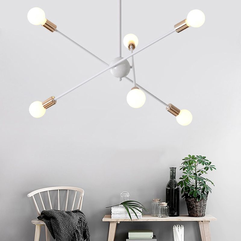Metal Line Spark Chandelier eigentijds hanglamp voor keuken eetkamer