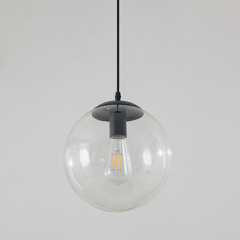 Ball Hanging Lights Industrial Style Glass 1 Light Pendant Light Kit