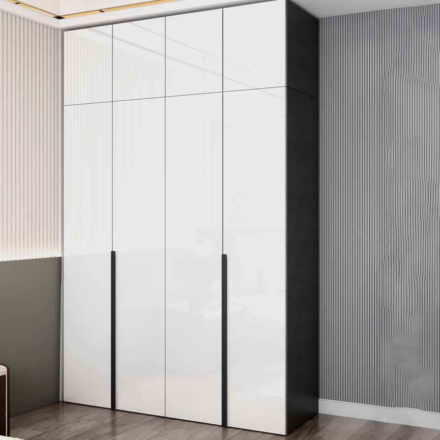 Modern Storage Cabinet Engineered Wood Wardrobe Armoire for Bedroom