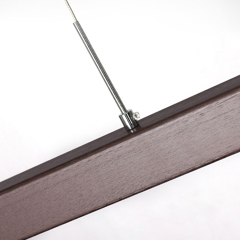 Linear LED Island Lighting in Contemporary Style  Metal 1-Light Island Lighting