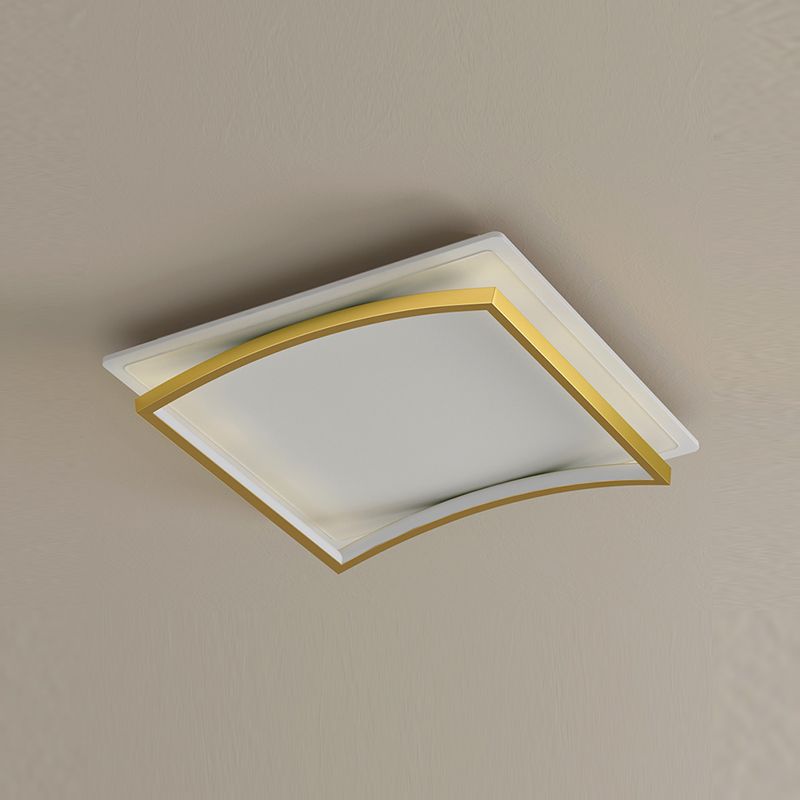 Iluminación de montaje empotrado Simplicity con luces de techo LED empotradas con pantalla acrílica