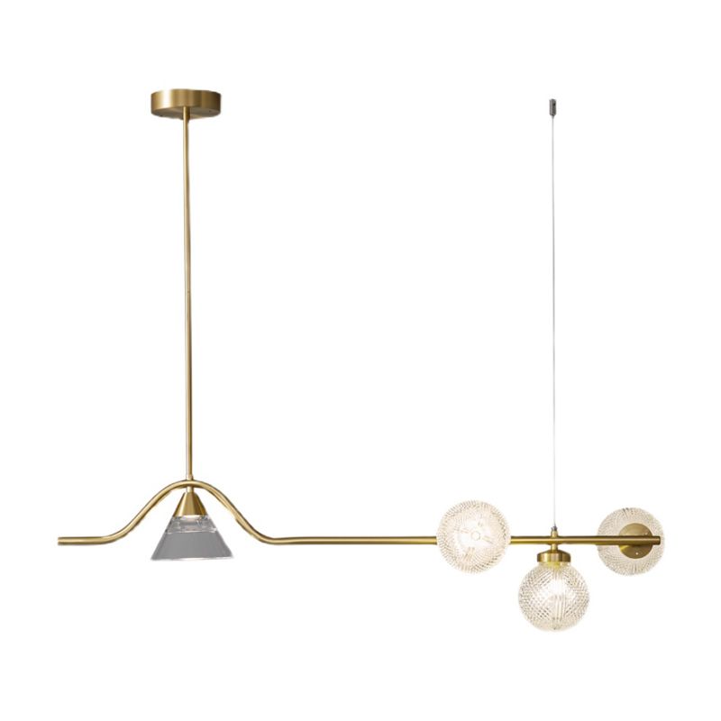 Contemporáneos de lámparas de la isla Sphere Sphere Island Lights para cocina