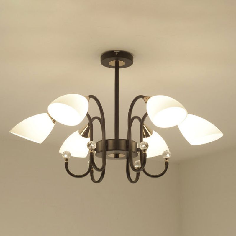 Accesorios de iluminación de lámpara de araña de spray de estilo moderno kit de luz colgante de múltiples cabezas