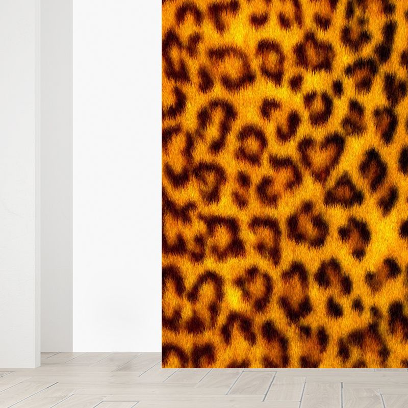 Soft Color Animal Skin Mural Decal Stain Resistant Contemporary Study Room Wall Covering