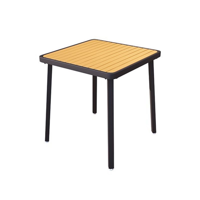 Modern 1/5/7 Pieces Metal Dining Set Reclaimed Wood Table Set