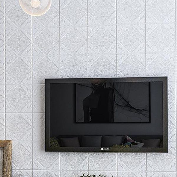 Modern Wall Paneling Peel and Stick Waterproof 3D Print Wall Panel