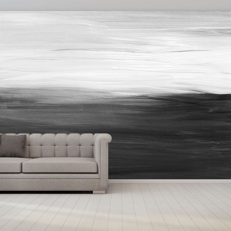 Abstract Wall Paper Mural Illustration Water Resistant Wall Covering for Home