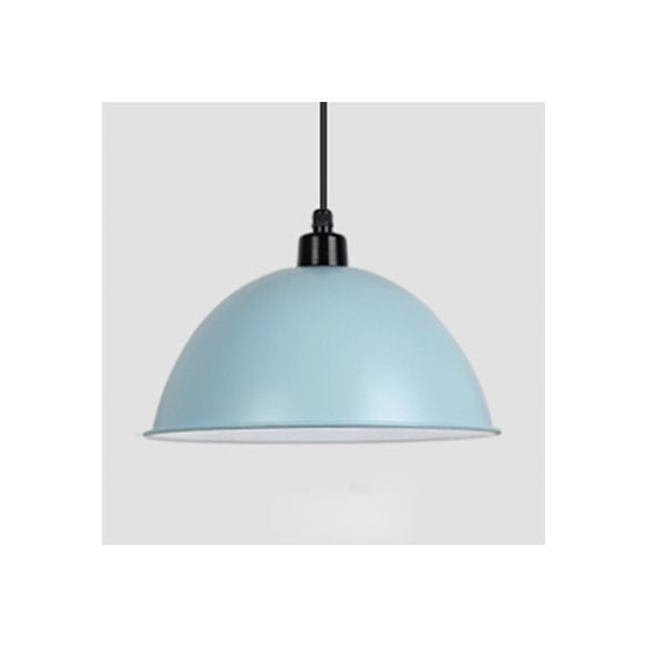 Nordic Stylish Bowl Hanging Light Single Light Aluminum Pendant Lamp for Gallery Cafe