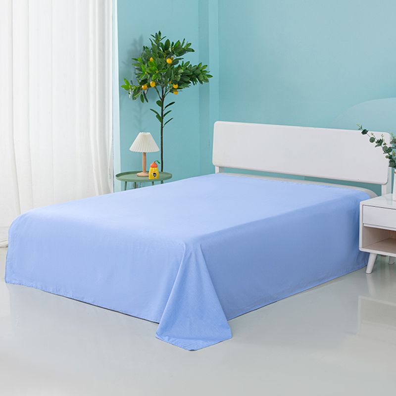 Sheet Sets Cotton Solid Color Breathable Super Soft Wrinkle Resistant Bed Sheet Set