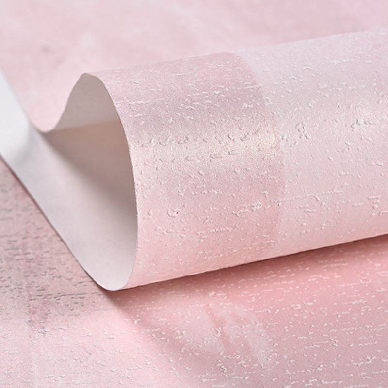 Ikat Geometric Wallpaper Roll Modern Smooth Wall Covering in Pastel Color for Living Room