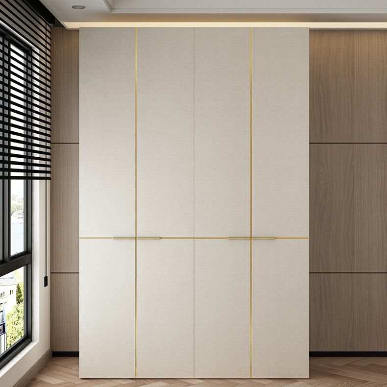 Engineered Wood Wardrobe Cabinet with Drawer Modern Wardrobe Closet