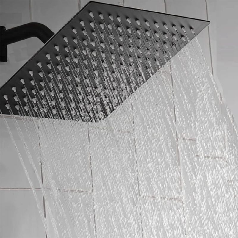 Traditional Square Dual Shower Heads Metal Wall Mounted Dual Shower Heads