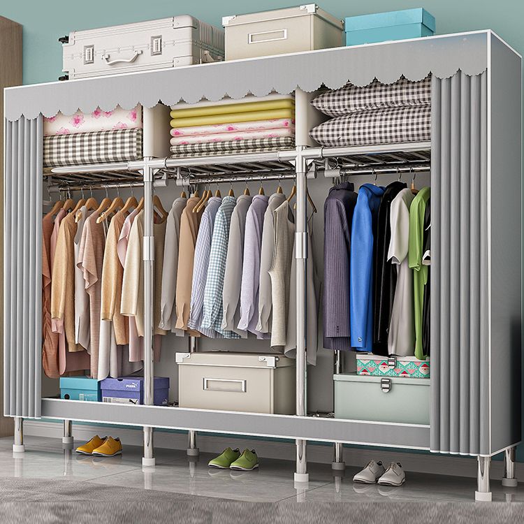 Contemporary Indoor Cabinet Matte Finish Wardrobe for Bedroom