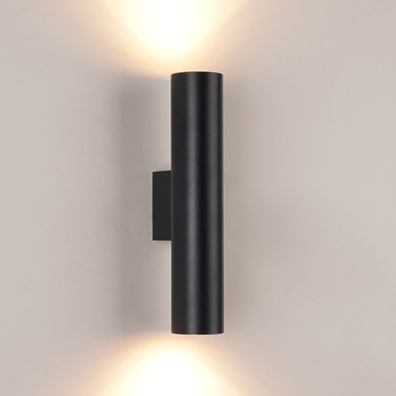 Metal Cylinder Sconce Light Fixture Nordic Style LED Wall Mount Light Fixture
