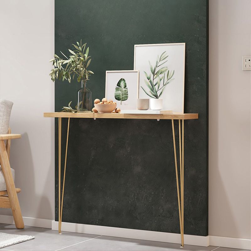 Rectangle Shape Contemporary Console Table Natural Console Sofa Table