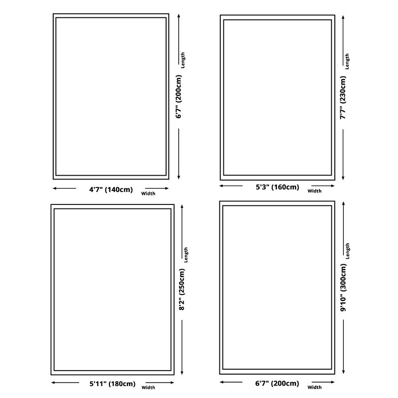 Multicolor Modern Indoor Rug Polyester Triangle Print Carpet Non-Slip Backing Rug for Living Room