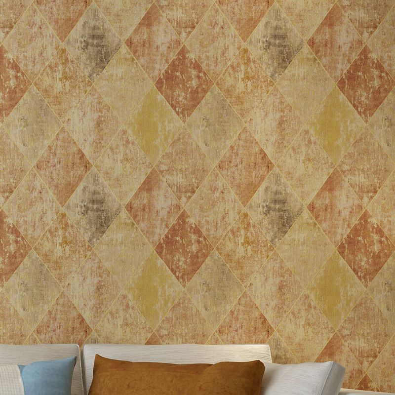 Weaving Wood Wallpaper Roll Rustic PVC Wall Art in Light Color for Bedroom, Unpasted