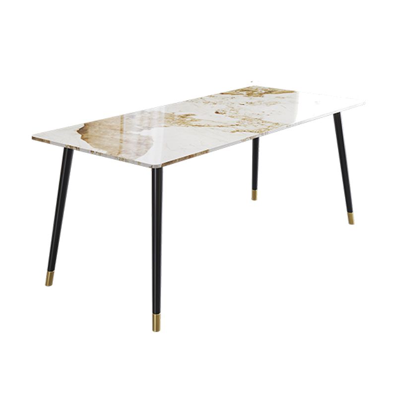 Glam Style 1/4/7 Pieces Dining Set Sintered Stone Dining Table for Home Use