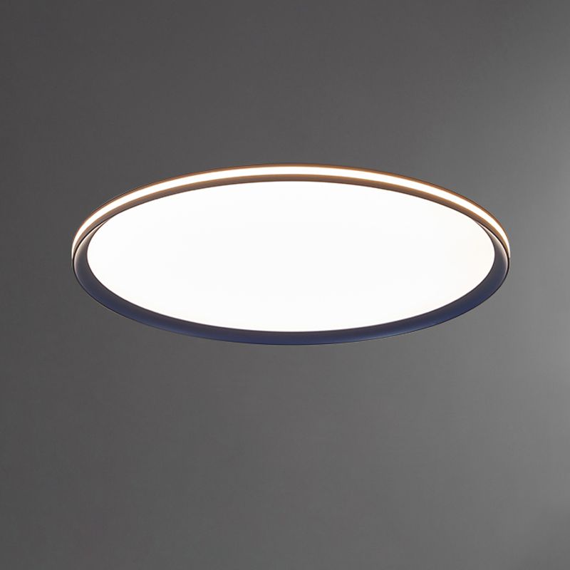 Minimalism LED Flush Mount Ultra-Slim Ceiling Light Fixture for Bedroom