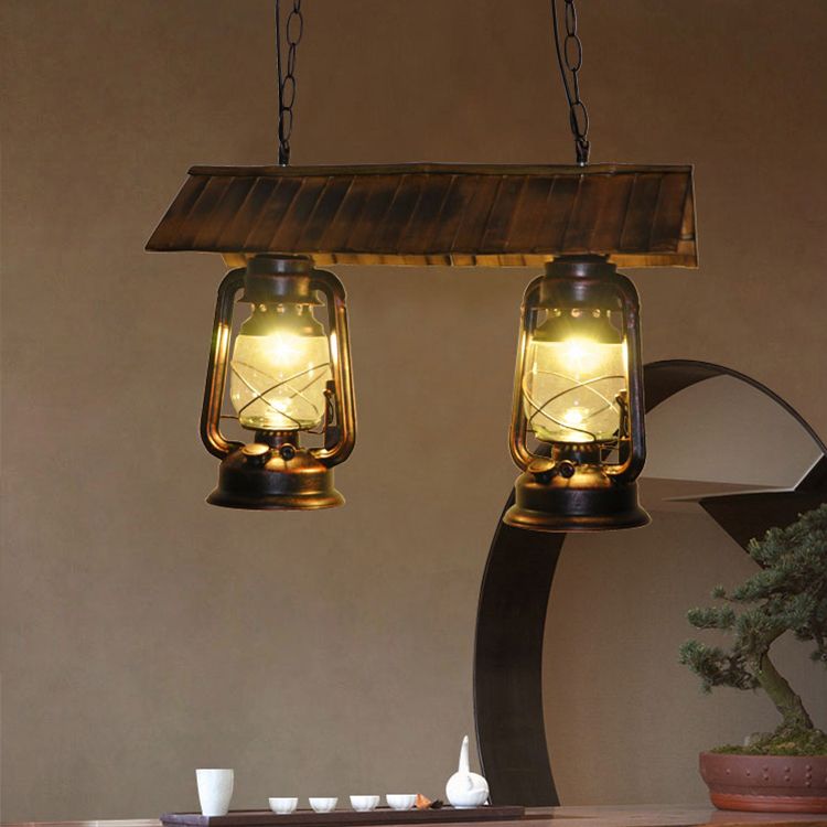 Lampada cherosene Isola Lighting Metallic Retro Industrial Style Spender Lighting Fishture per il ristorante