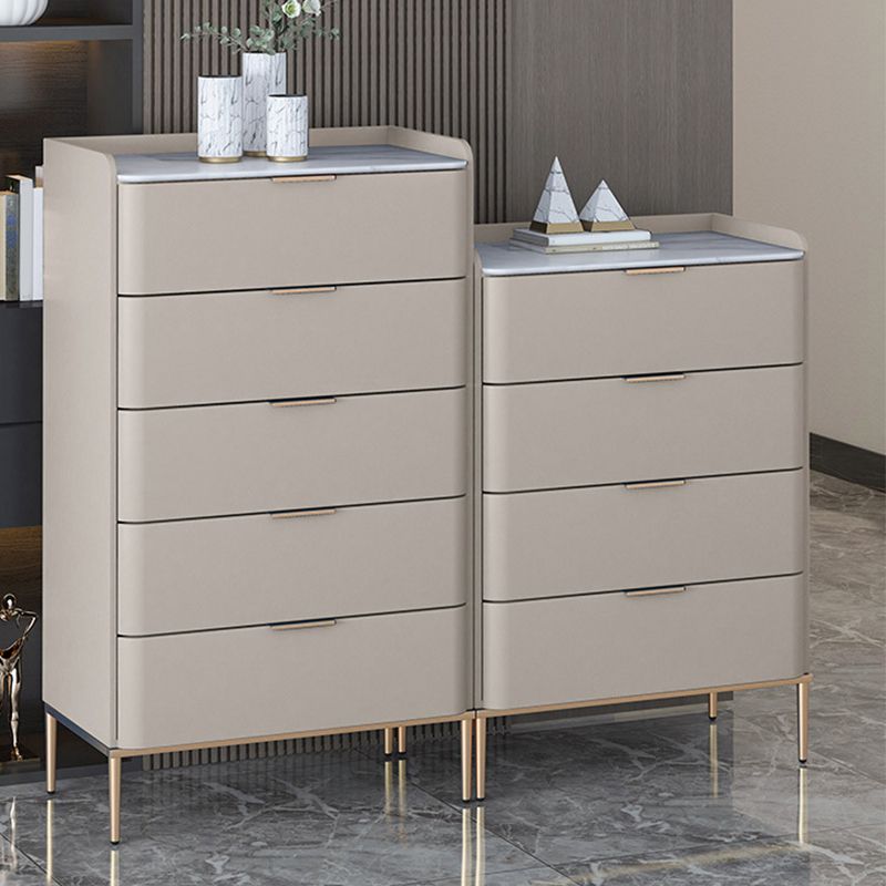 15.74" Wide Solid Wood Accent Chest with Drawers and Straight Legs Chest