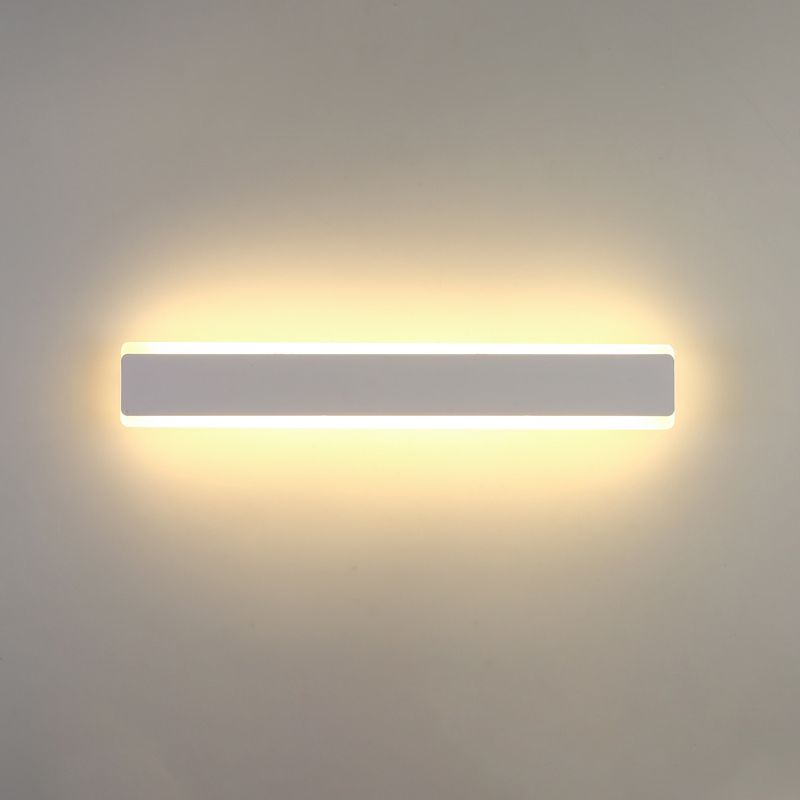 Metal Linear Wall Sconces Contemporary Style 1 Light Wall Light Fixture for Living Room