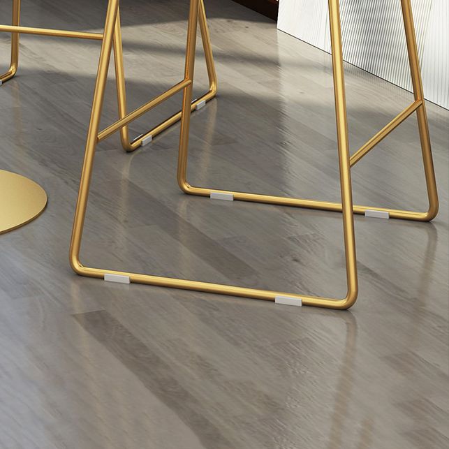 Modern Round Counter Set 1/2/5 Pieces Stone Indoor Bar Stool and Table Set