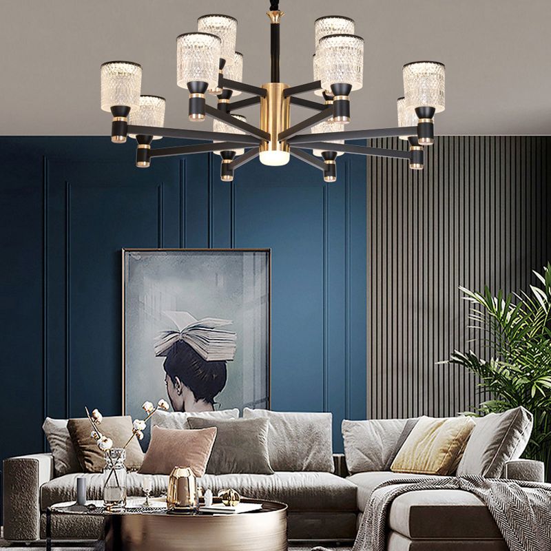 Postmoderne eenvoud cilinder plafond kroonluchter acrylhanglicht voor woonkamer