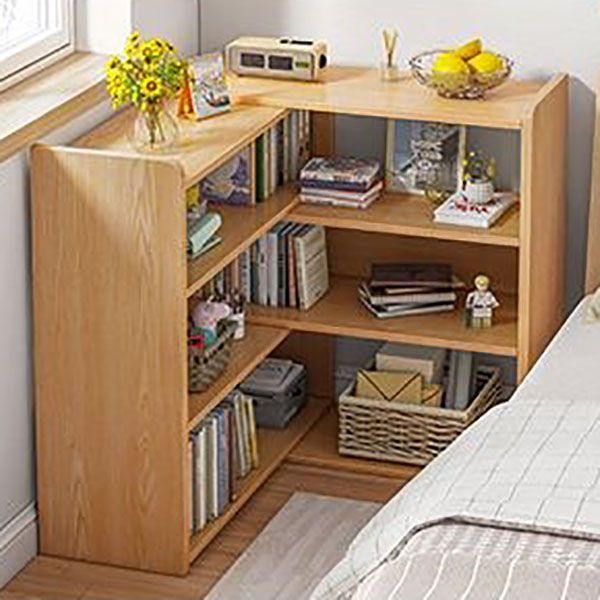 47" H Standard Shelf Bookcase Open Back Modern Engineered Wood Shelf Bookshelf