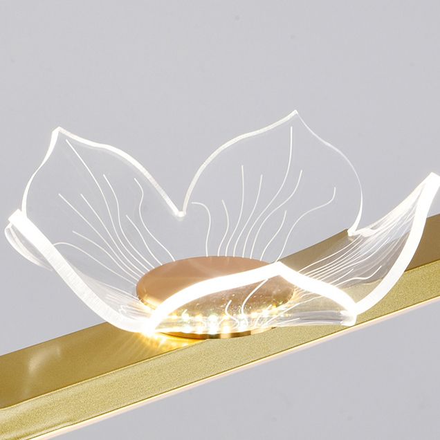 Linéaire forme d'îles lumières modernes metal 4 luminaires d'éclairage pendentif léger