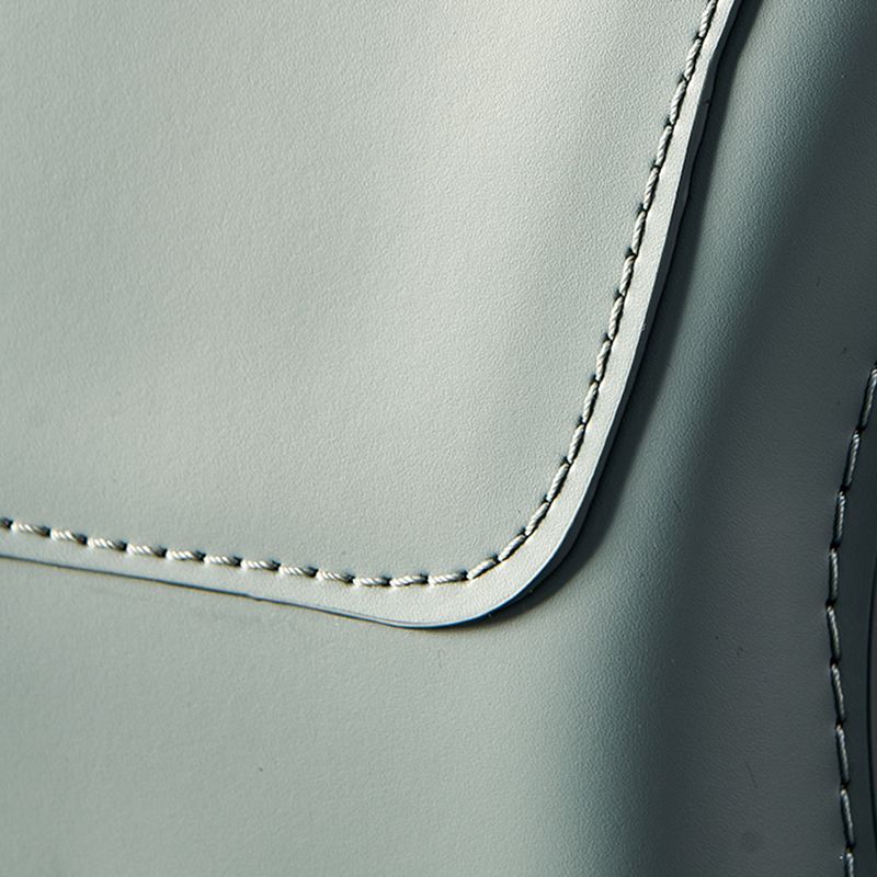 Metal Contemporary Home Side Chair with Leather Legs Matte Finish Dining Chair