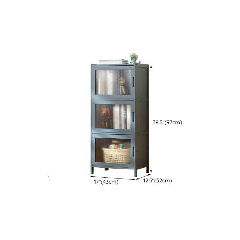 Modern Accent Cabinet with  Doors and Straight Legs for Living Room