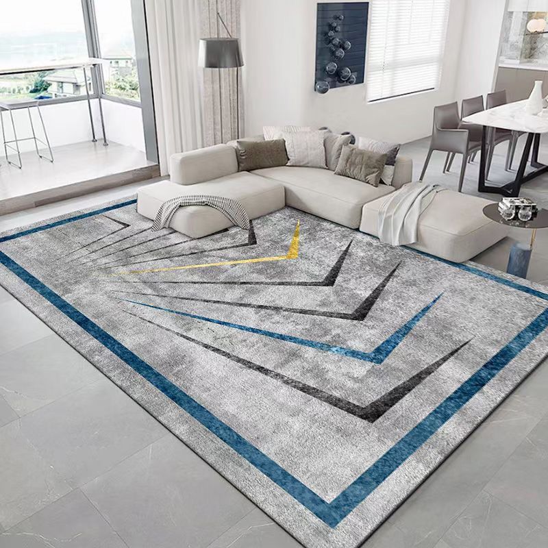 Prachtig tapijt Modern Area Rug Polyester Stain Resistent Washable Area Rug voor woonkamer