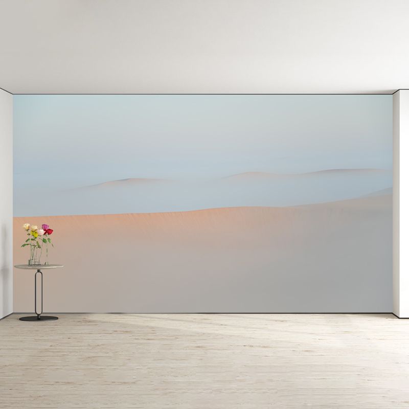 Contemporary Desert Sand Wall Covering for Living Room, Stain Resistant