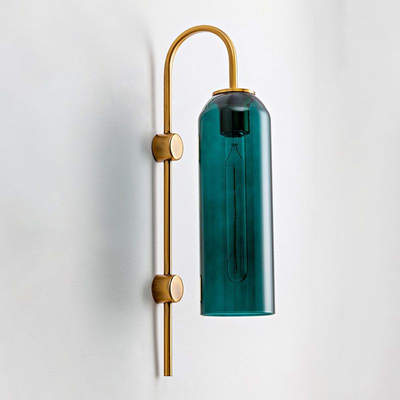 Polish Finish Lighting Industrial Metal/Glass Wall Light for Restaurant