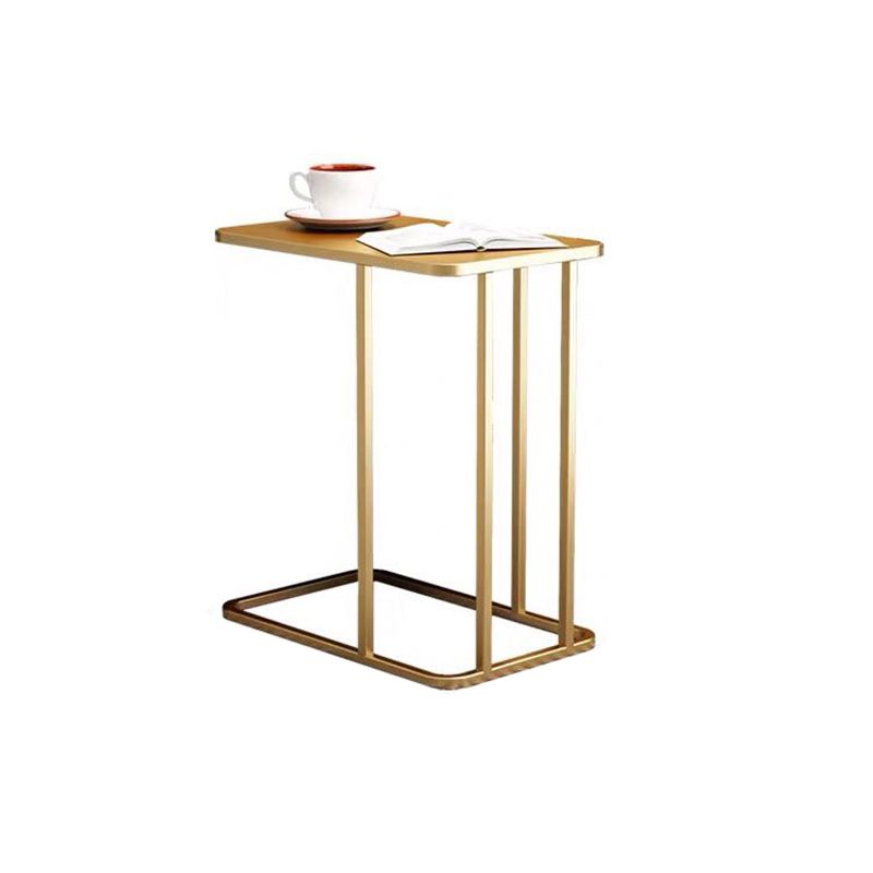 23.83" Tall Contemporary Style Side End Table Metal C Side Table