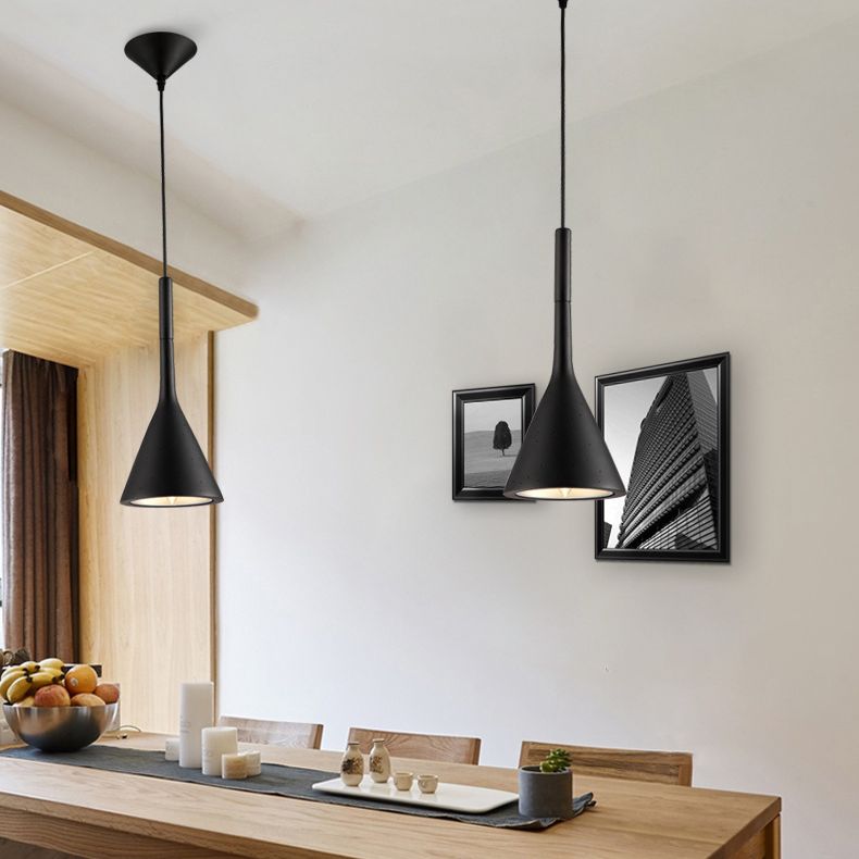 Hars taps toelopend hangende licht Noordse moderne stijl 1 lichte eettafel plafond hanglamp