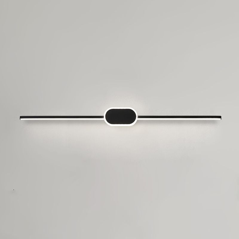 Metal Geometric Shade Wall Lighting Modern Style Mirror Wall Mounted Light Fixture