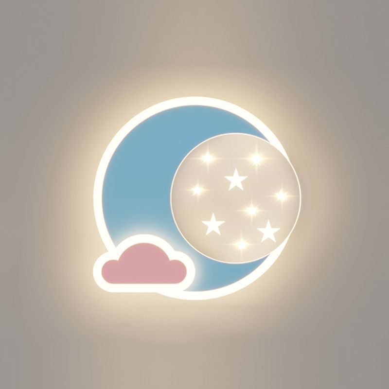 Modern Style Geometric Wall Mounted Light Metal 1 Light Wall Mount Light Fixture