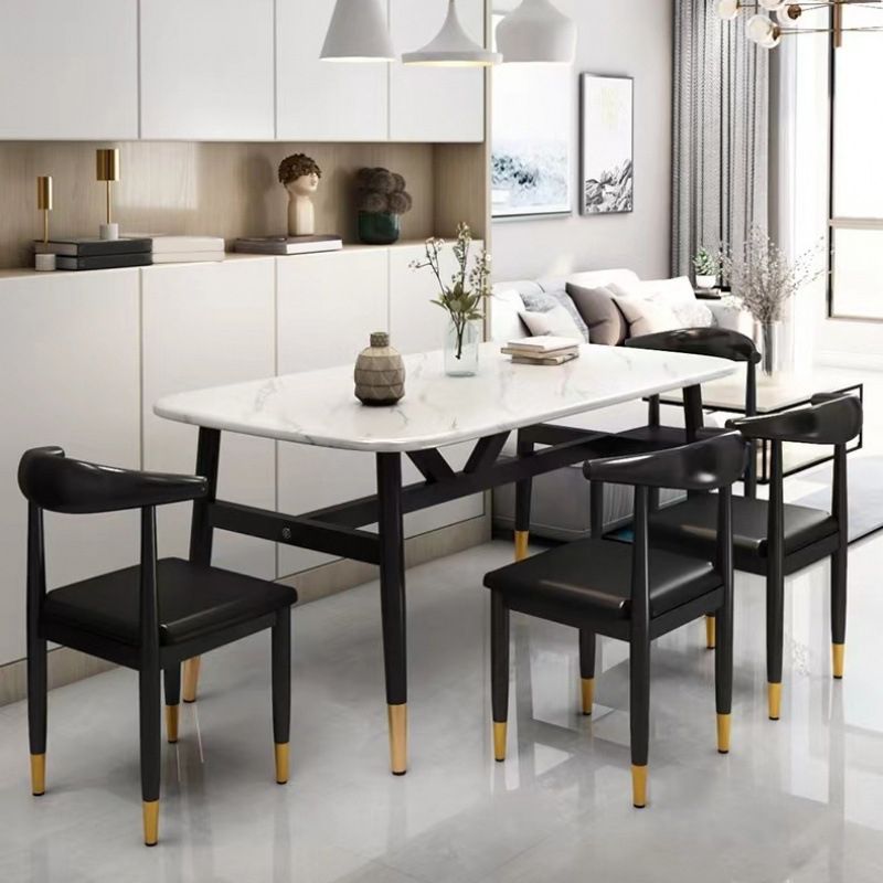 Metal Kitchen Dining Room Chair Contemporary Upholstered Chair