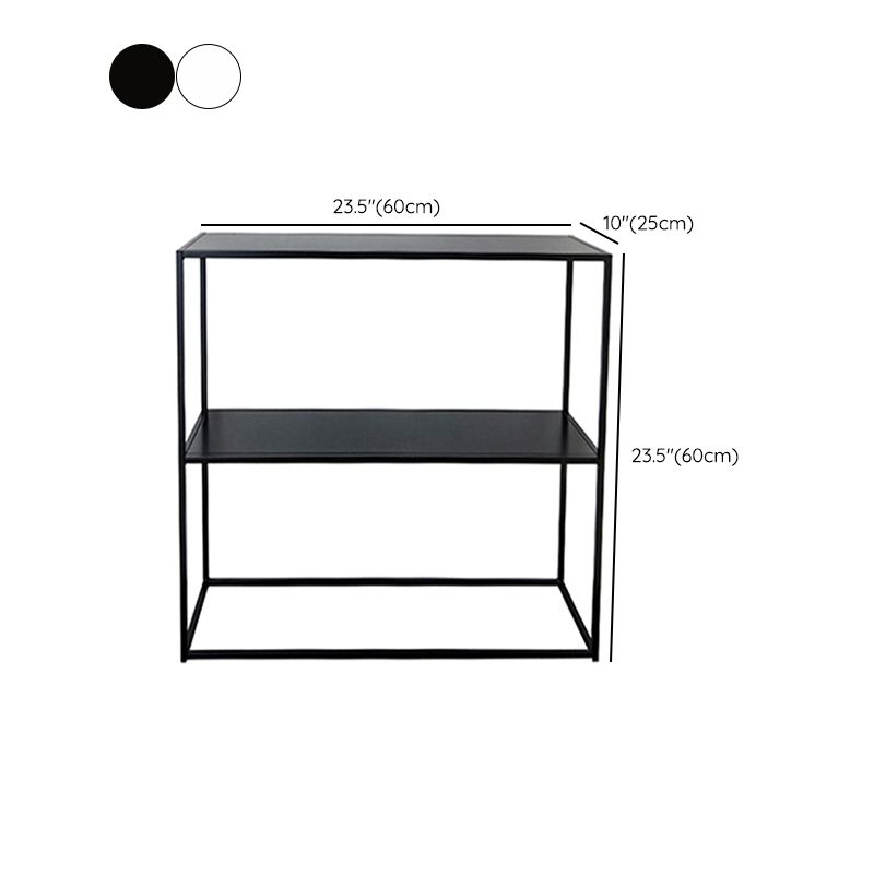 Contemporary Style Console Table Rectangle Metal Accent Table