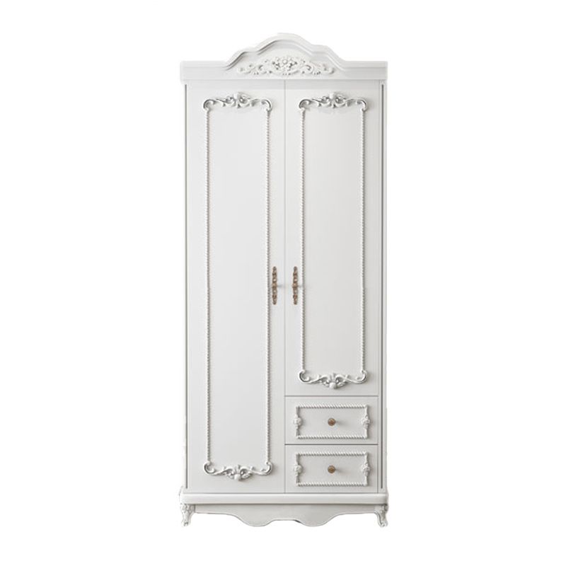 Bedroom Hinged Door Storage Cabinet Manufactured Wood French Country Cabinet with Drawers
