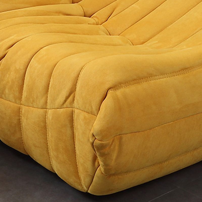 Tight Back Armless Chair Microfiber/ Suede Wear-Resistant Accent Chair