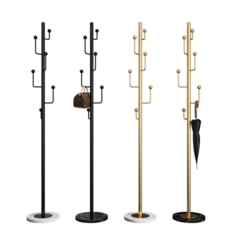 Glam Hall Stand Metal Hooks Included No Distressing Free Standing Rack Metal