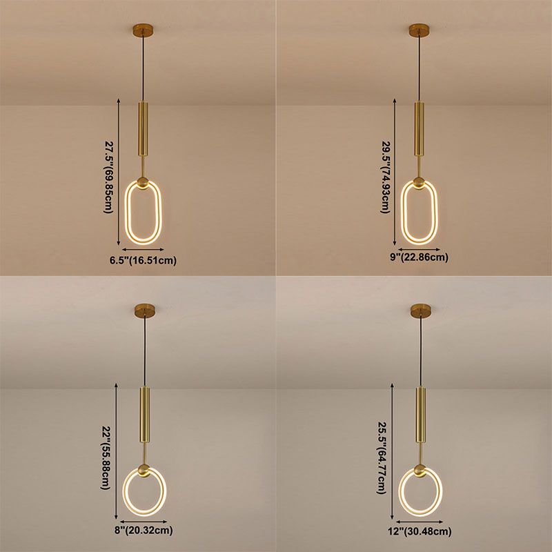 Iluminación colgante lineal minimalista, silicona de lujo colgante de silicona para sala de estar