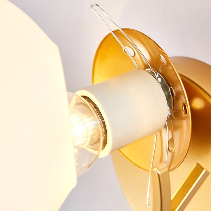 Modern Globe Wall Lamp 1 Light Wall Vanity Lights for Washroom