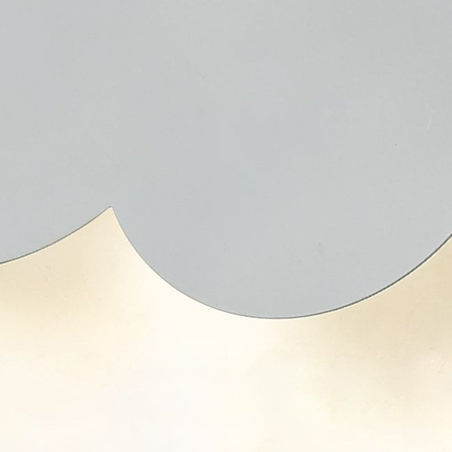 Single Modern White Wall Mounted Sconce Unique Wall Light for Foyer