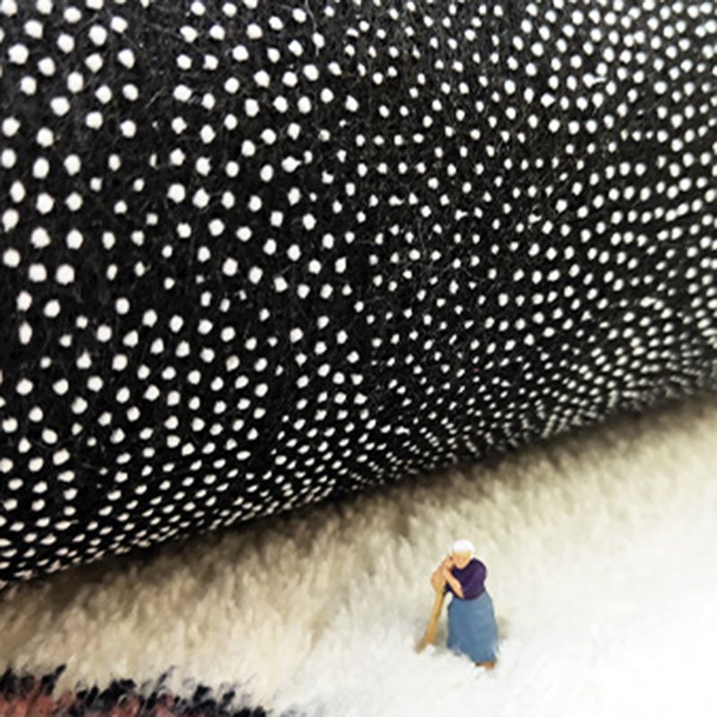 Novelty Irregular Shape Rug Modern Area Rug Polyester Easy Care Carpet for Living Room