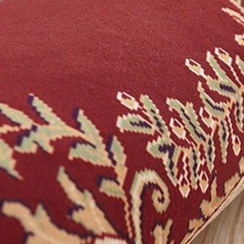 Multicolor Floral Print Rug Polyester Nordic Carpet Non-Slip Backing Indoor Rug for Living Room