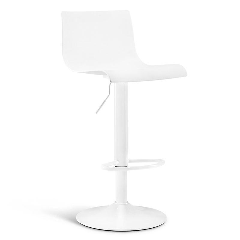 Modern Plastic Seats Barstool Rotating Lifting Metal Bar Stool for Indoor